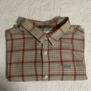 Columbia men's long sleeve button‎ down shirt size XL